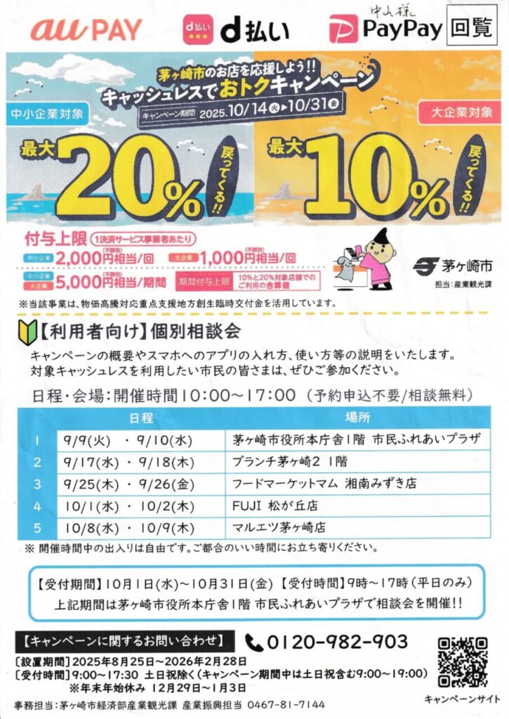 キャッシュレスでオトクキャンペーン